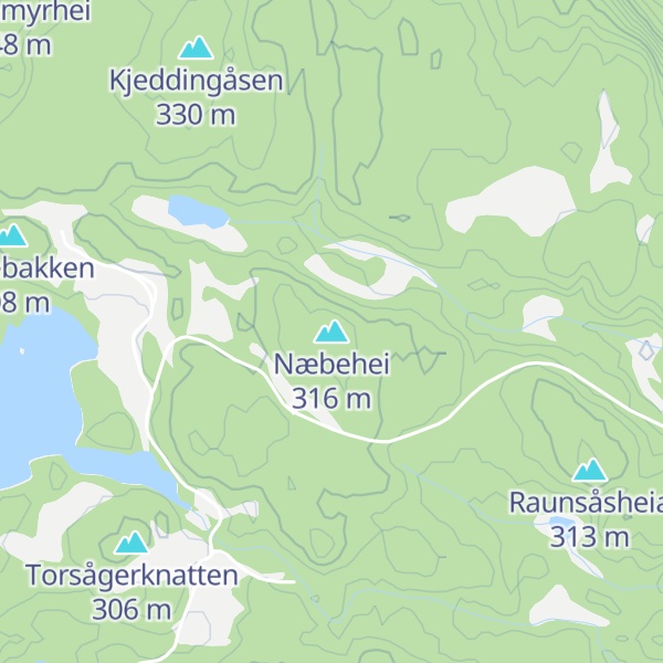 Map of Næbehei