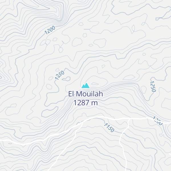 Map of El Mouilah