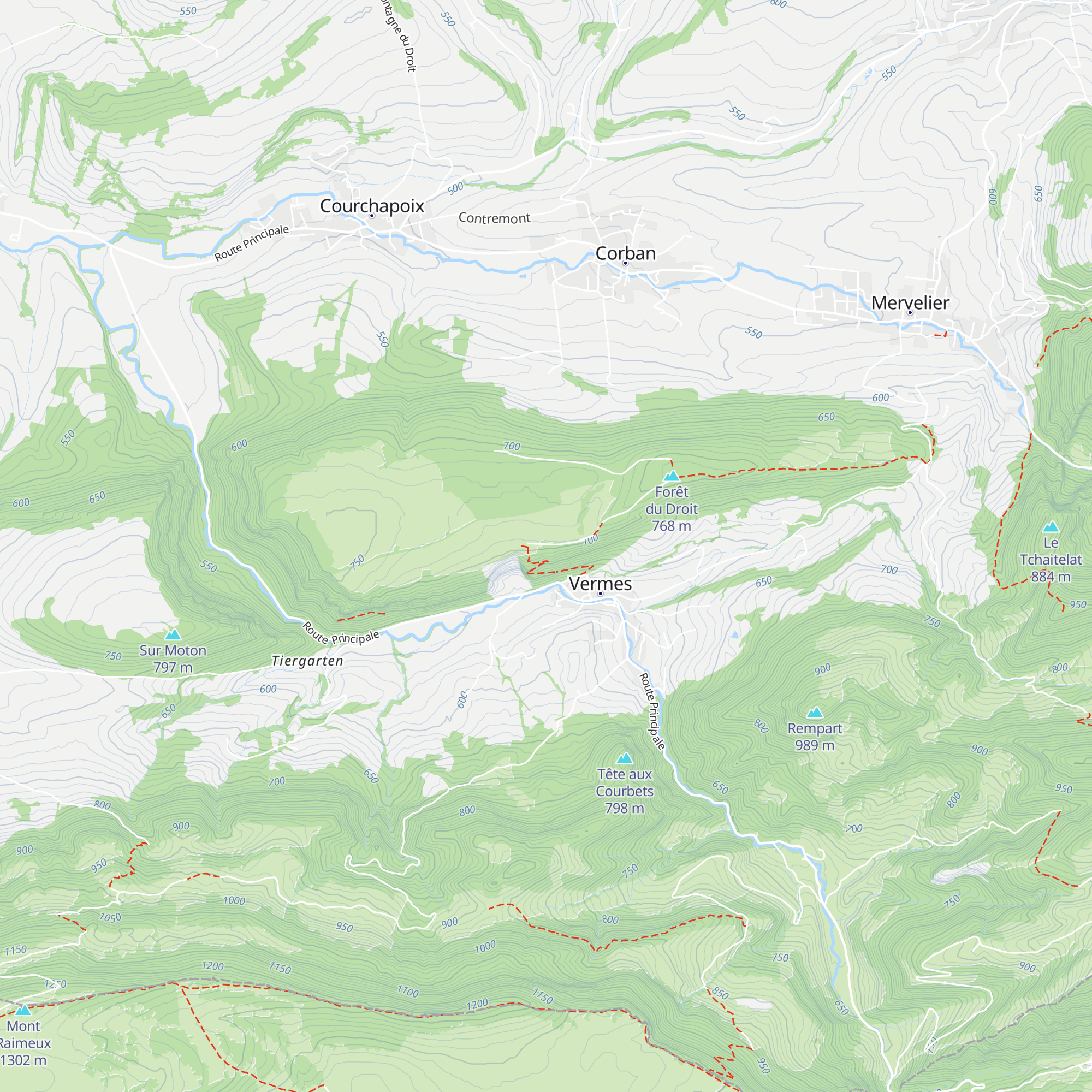 Cabane du Plainfayen map