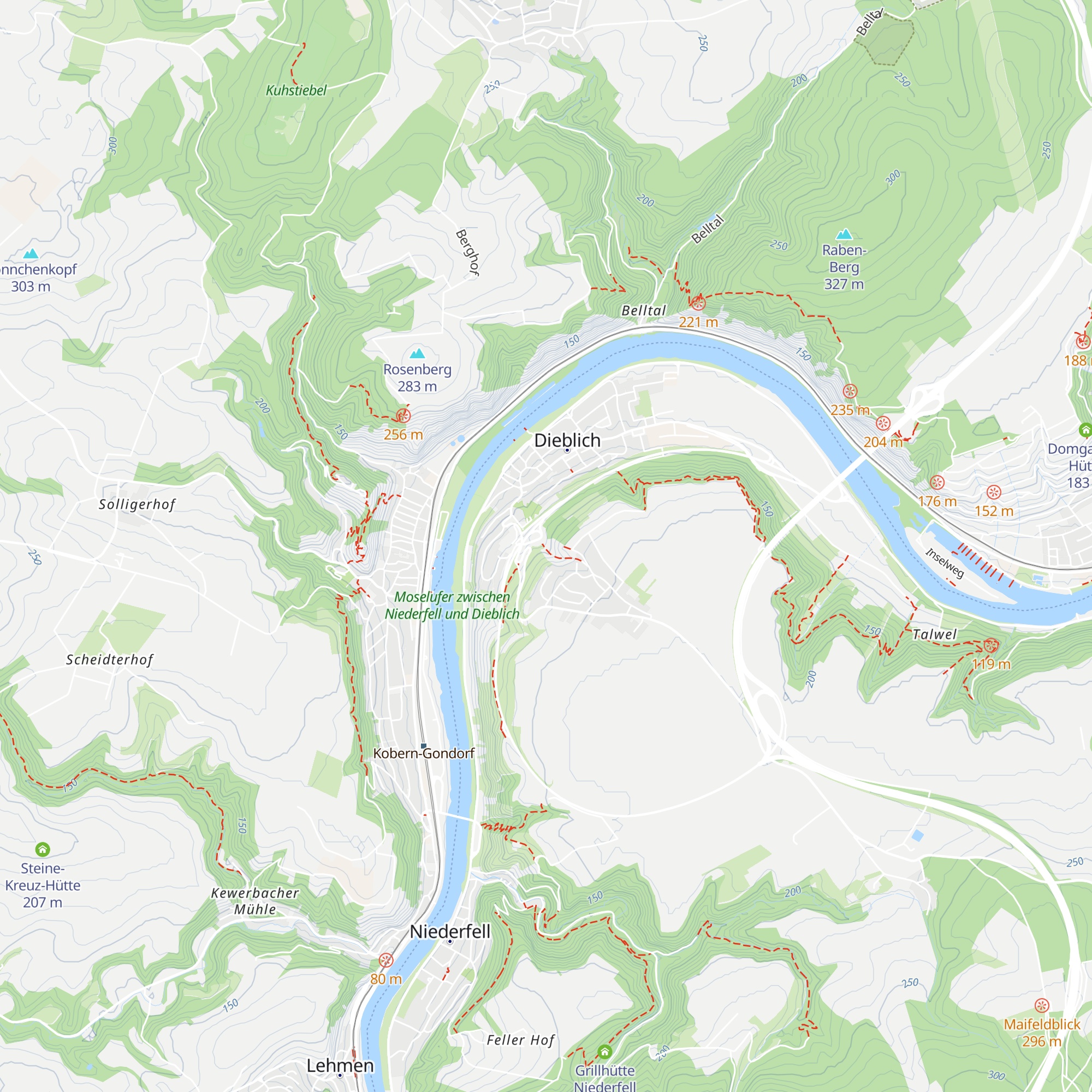 Grillhütte Dieblich (verschlossen) map