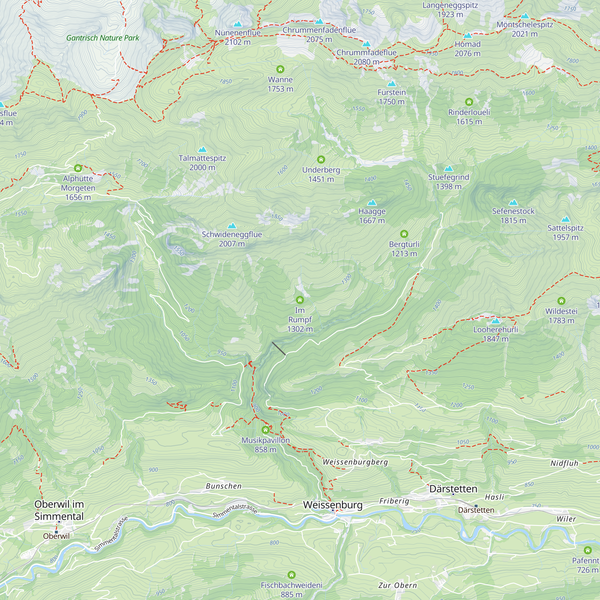 Im Rumpf map