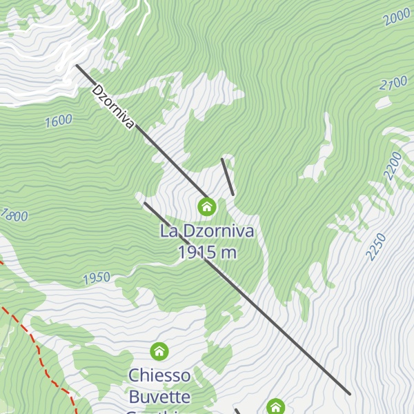 Map of La Dzorniva