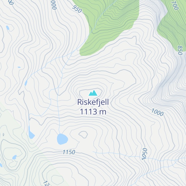 Map of Riskefjell