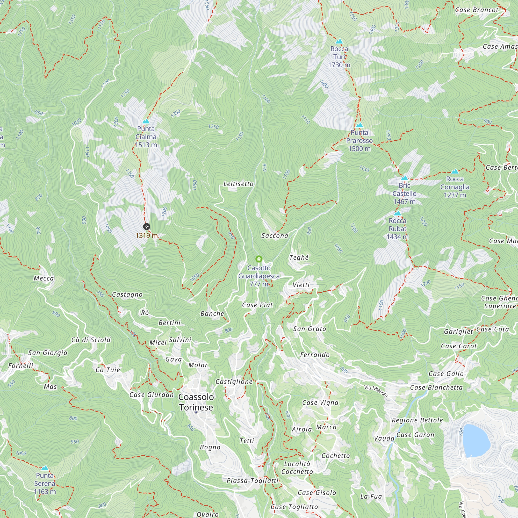 Casotto Guardiapesca map
