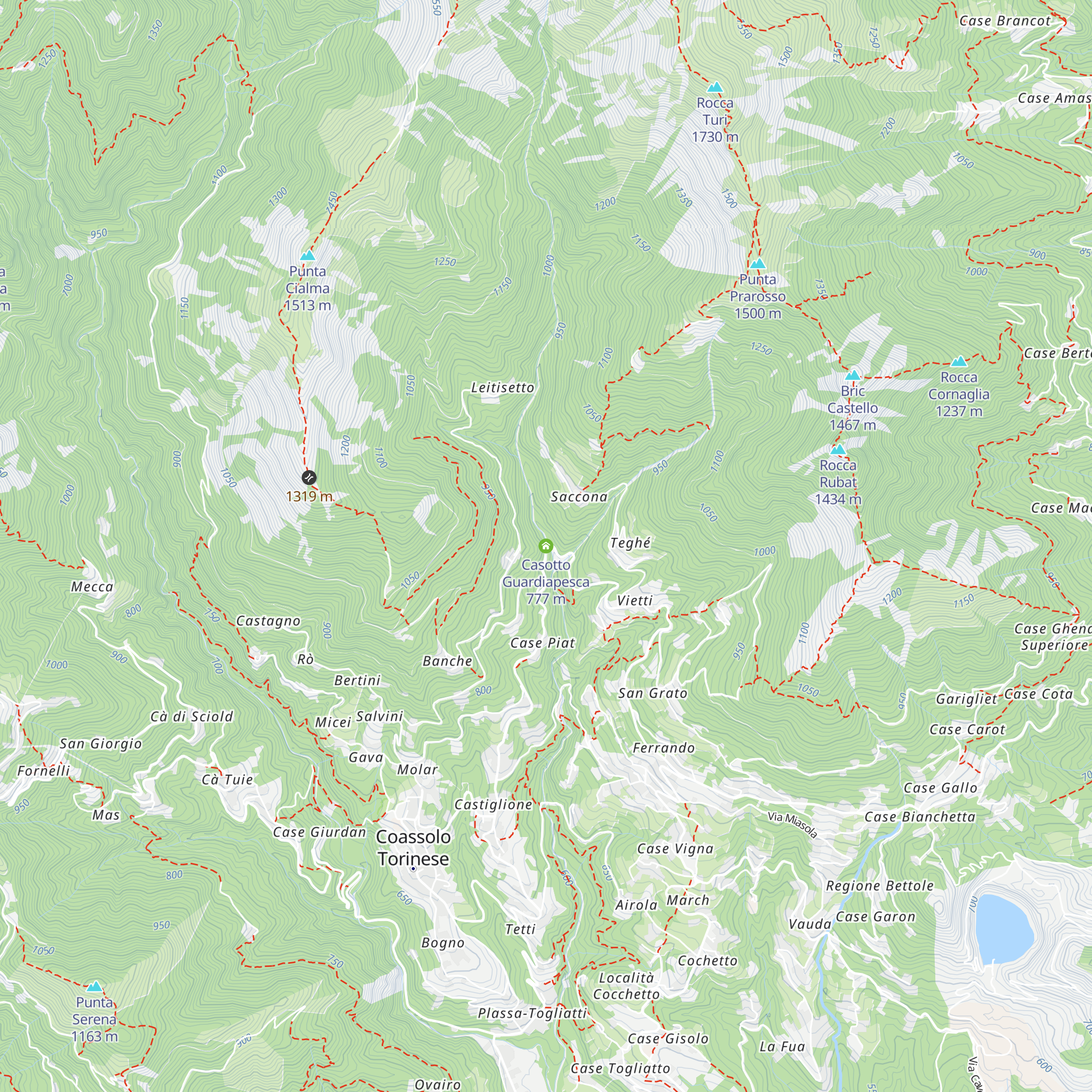 Casotto Guardiapesca map