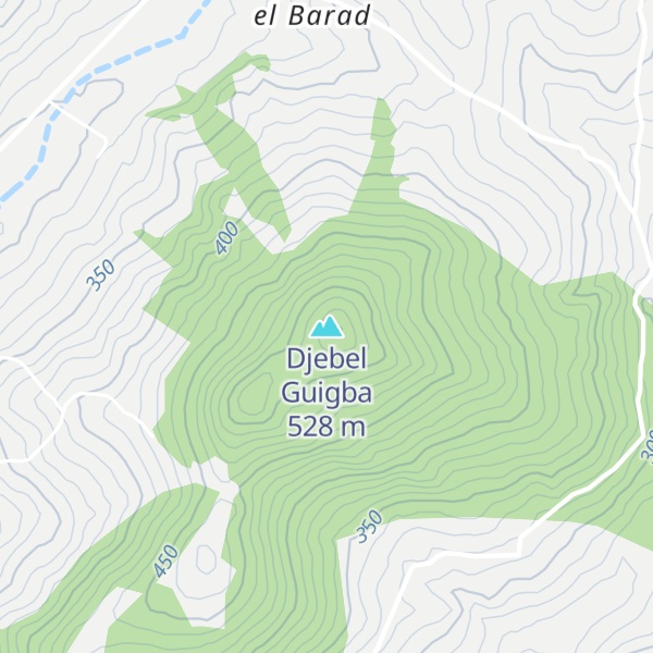 Map of Djebel Guigba