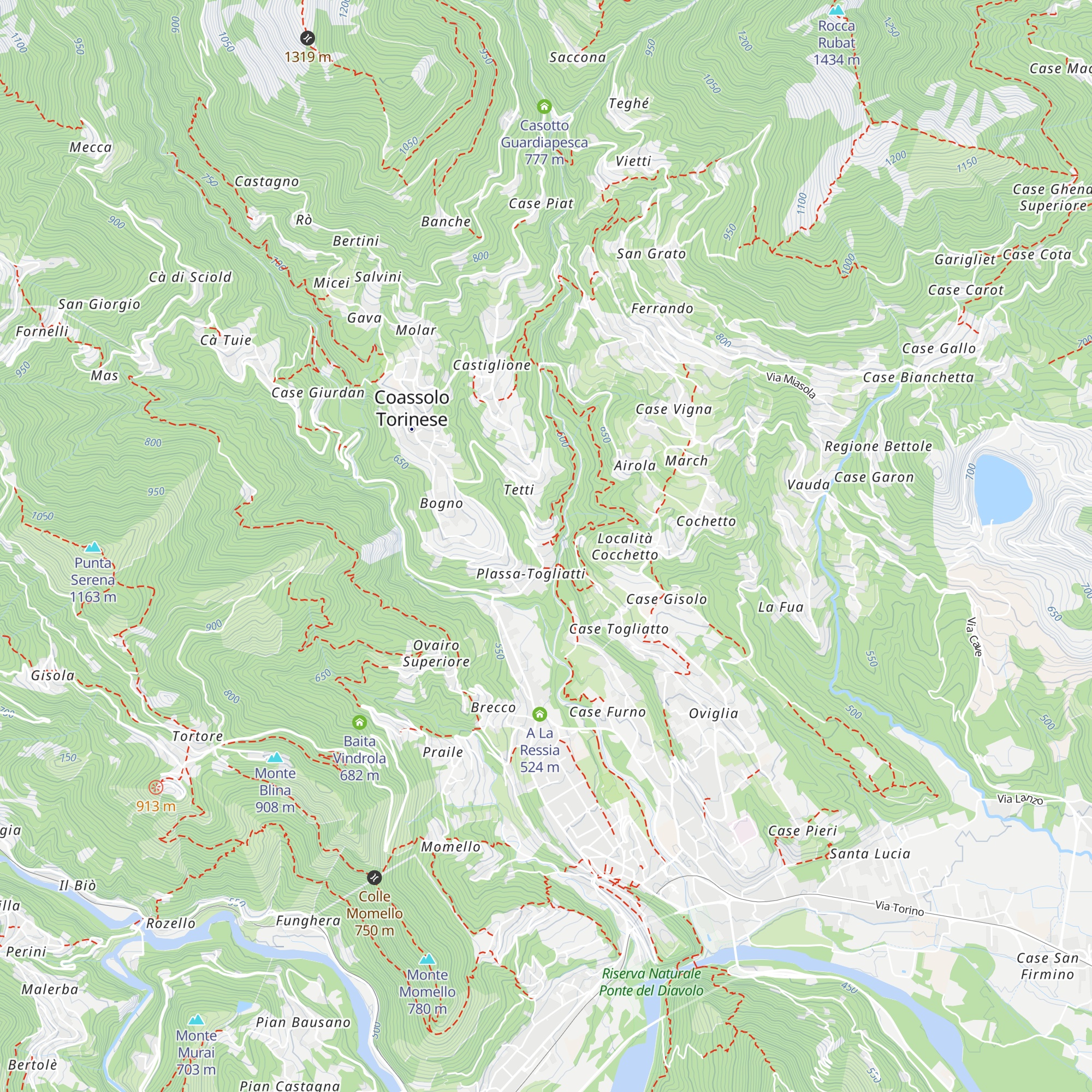 La Vispa Teresa map