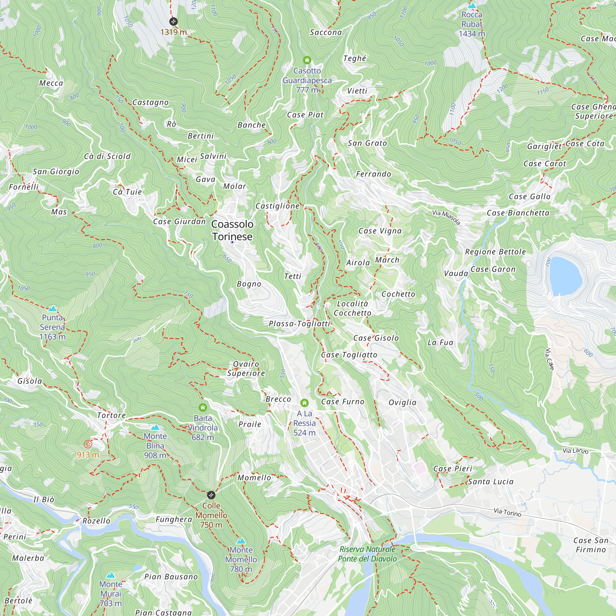 La Vispa Teresa map