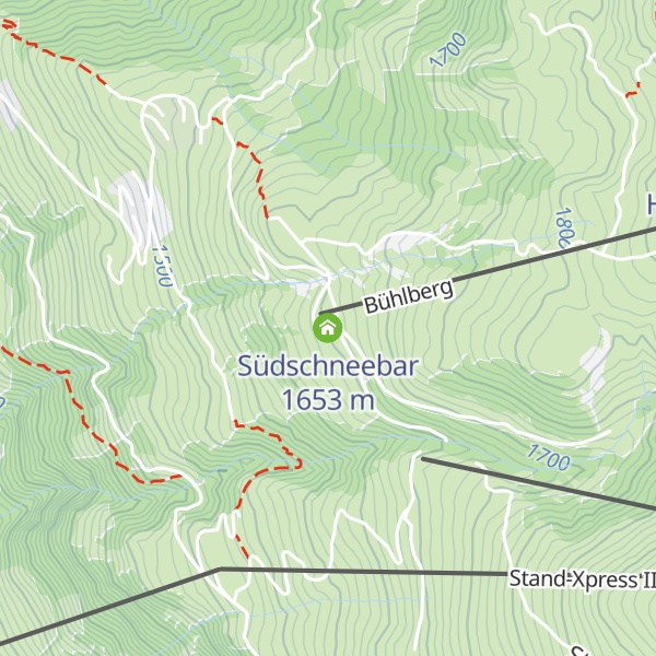 Map of Südschneebar