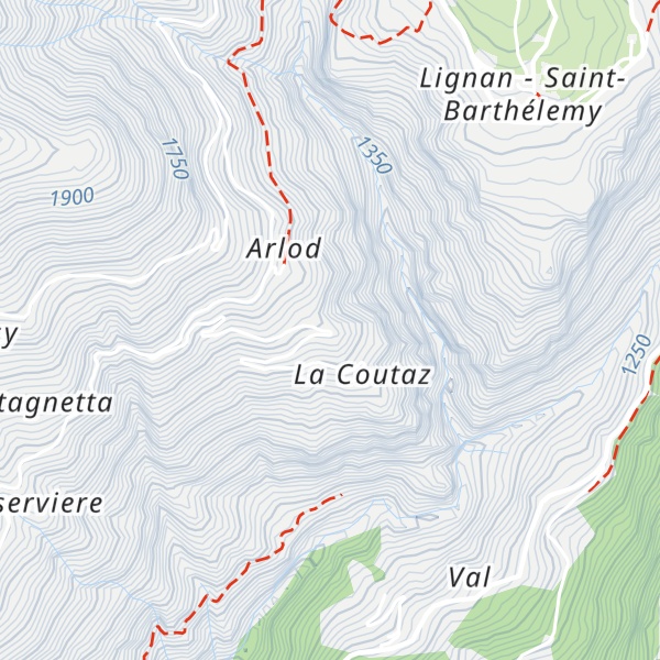 Map of Cappella S. Michel