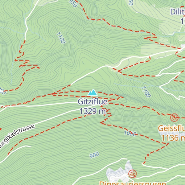 Map of Gitziflue