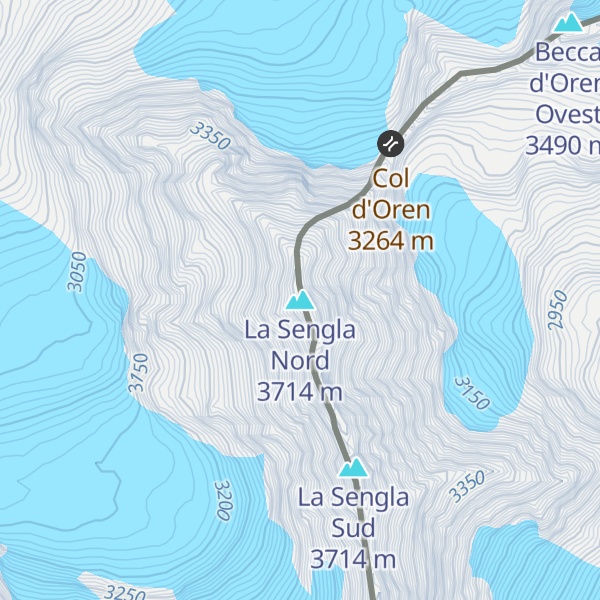 Map of La Sengla Nord