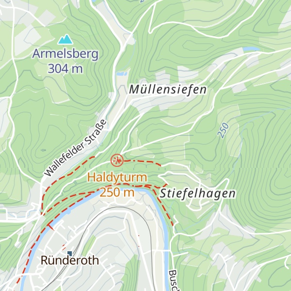 Map of Schutzhütte "Aggerblick"