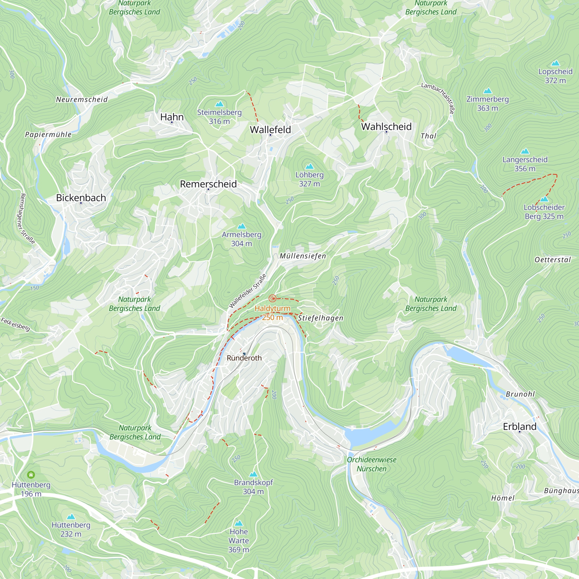 Schutzhütte "Aggerblick" map