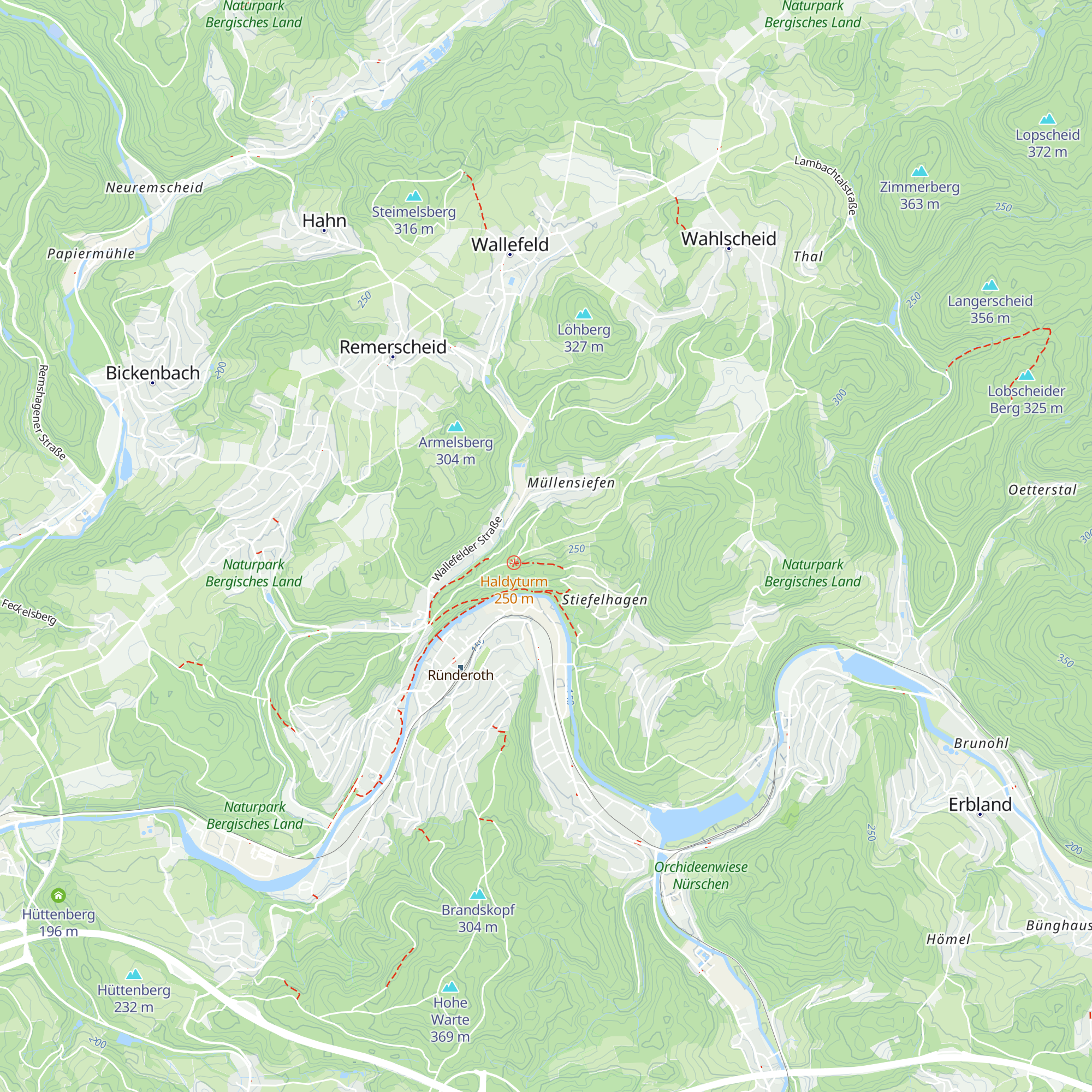 Schutzhütte "Aggerblick" map