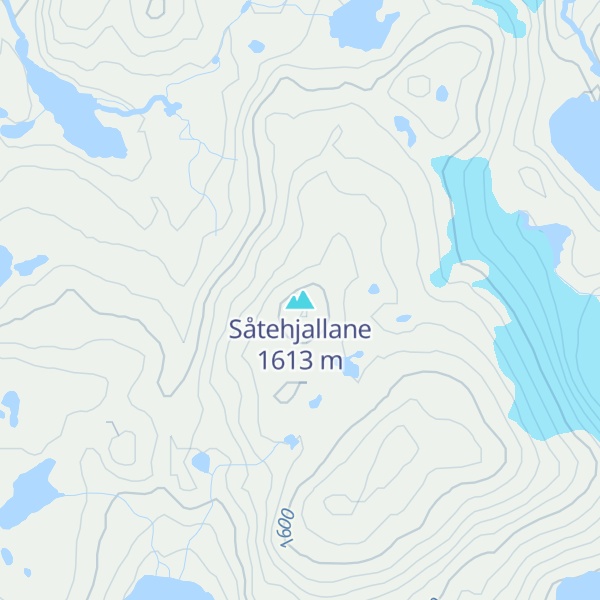 Map of Såtehjallane