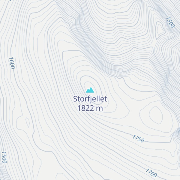 Map of Storfjellet