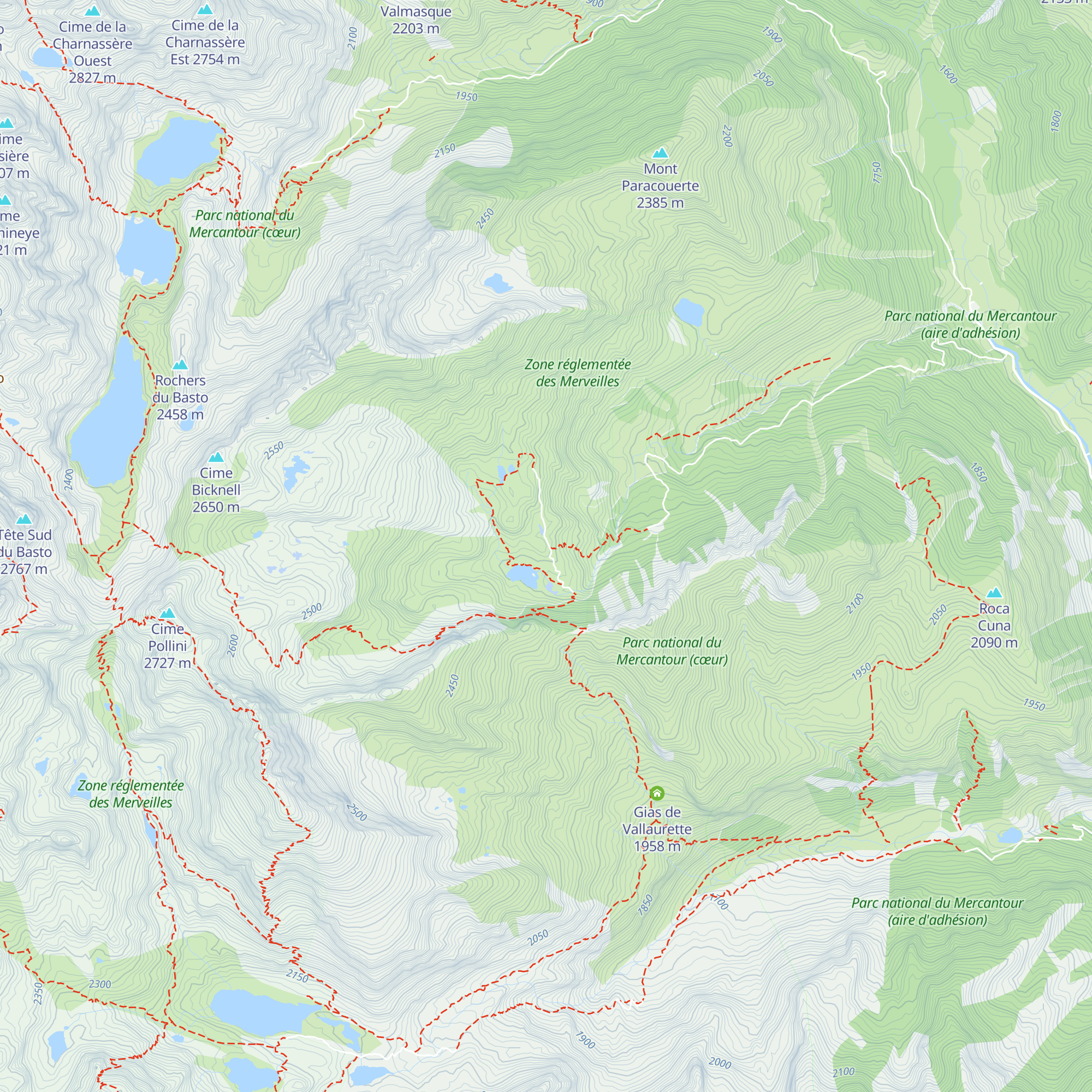 Vacherie supérieure map