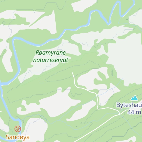 Map of Fosshaugen