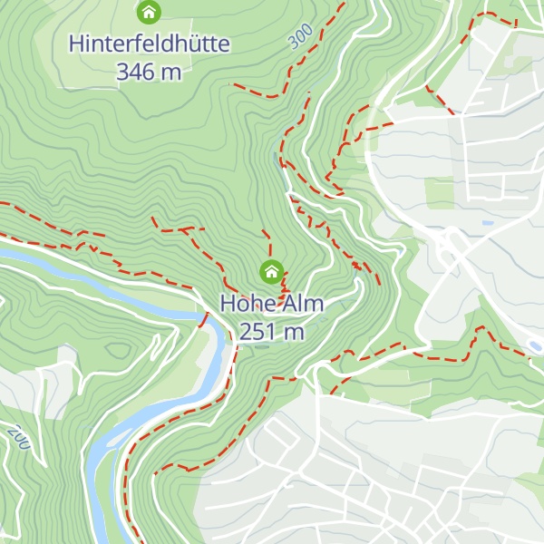Map of Hohe Alm