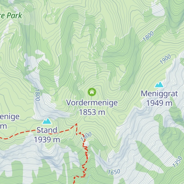 Map of Vordermenige