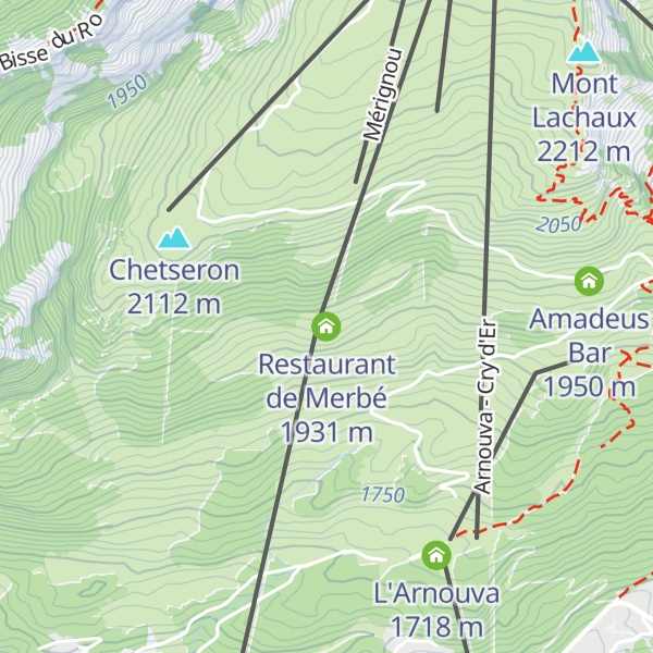 Map of Restaurant de Merbé