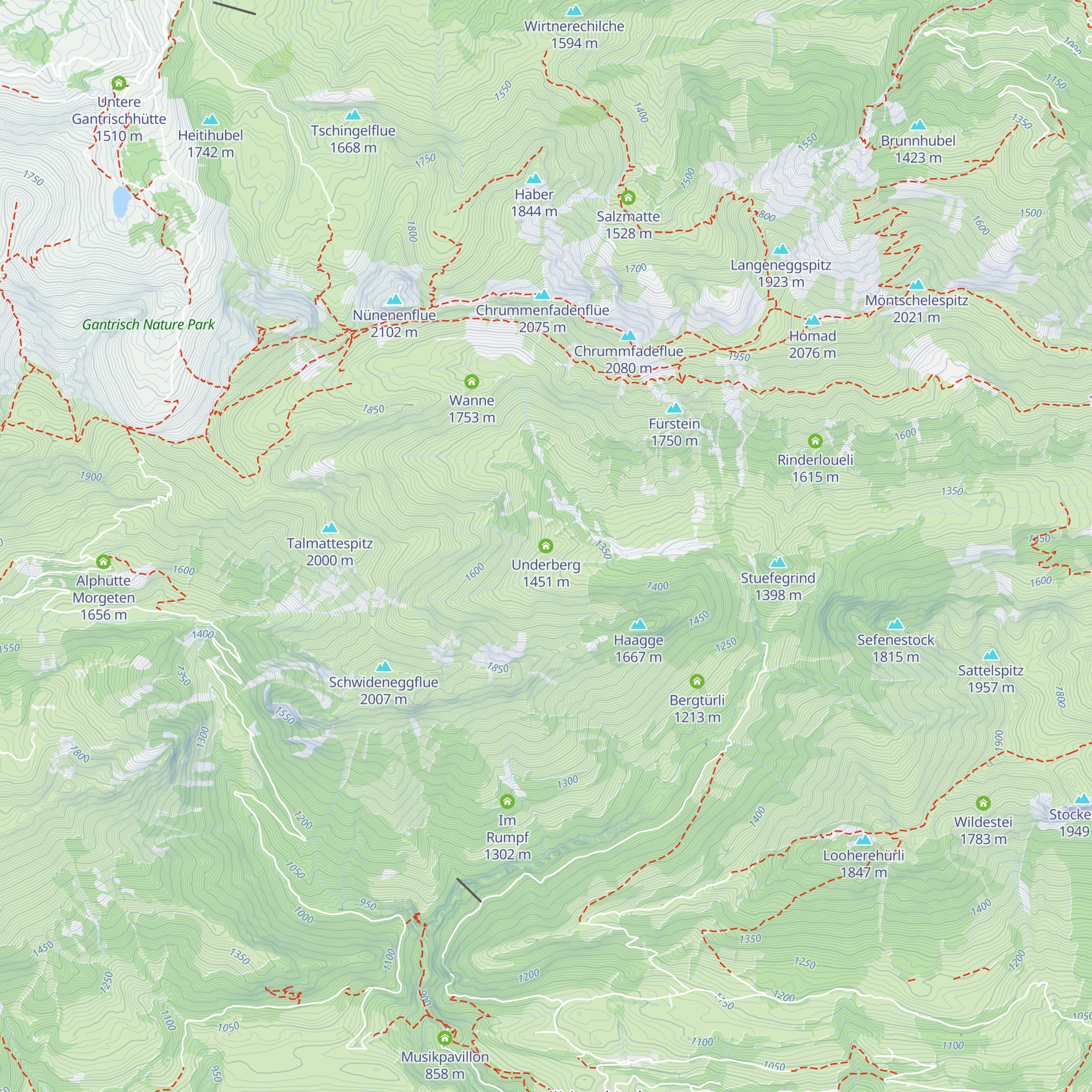 Underberg map