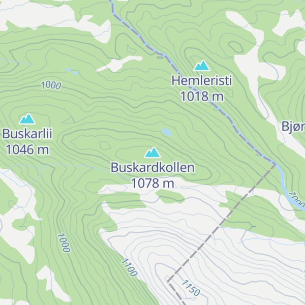 Map of Buskardkollen