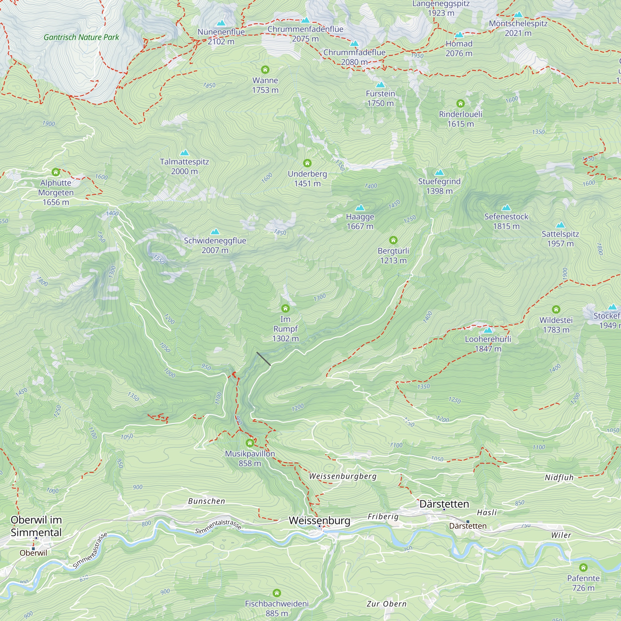 Sunnehalbweid map