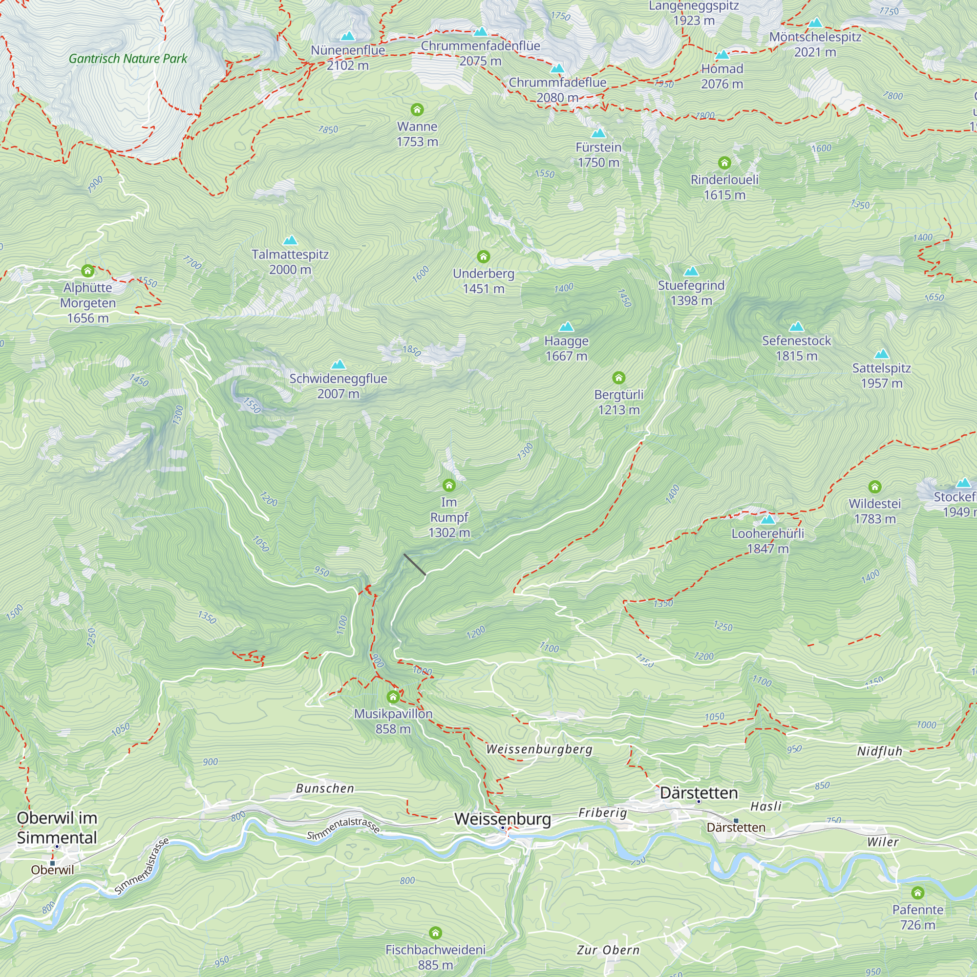 Sunnehalbweid map