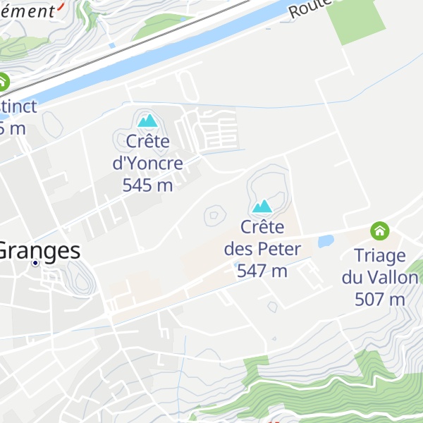Map of Crête Monnier