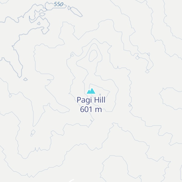 Map of Pagi Hill