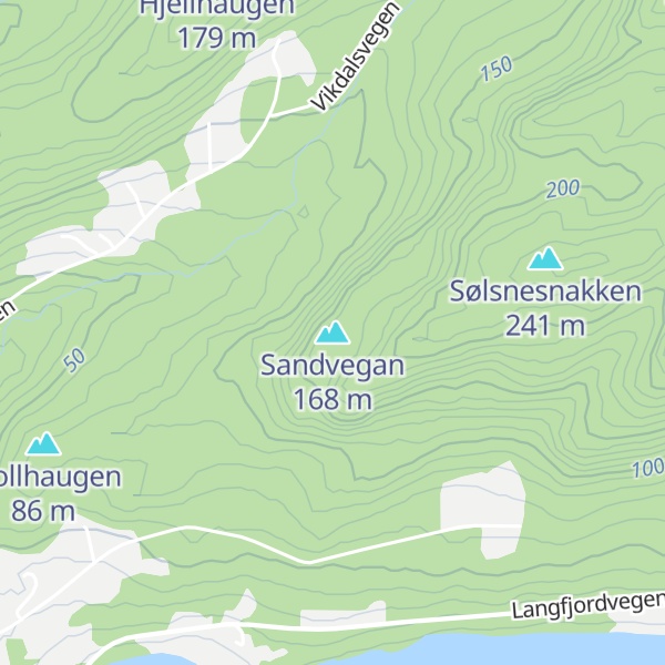 Map of Sandvegan