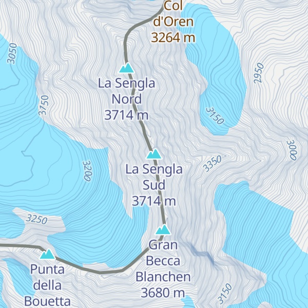 Map of La Sengla Sud