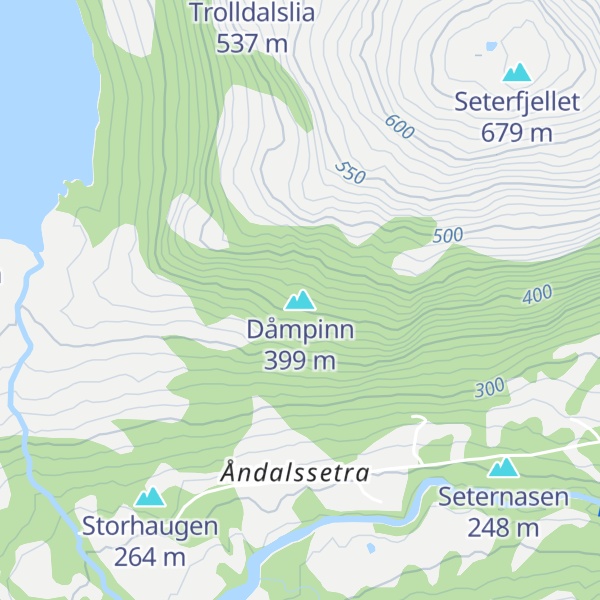 Map of Dåmpinn