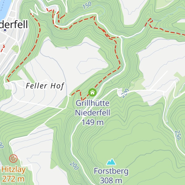 Map of Grillhütte Niederfell