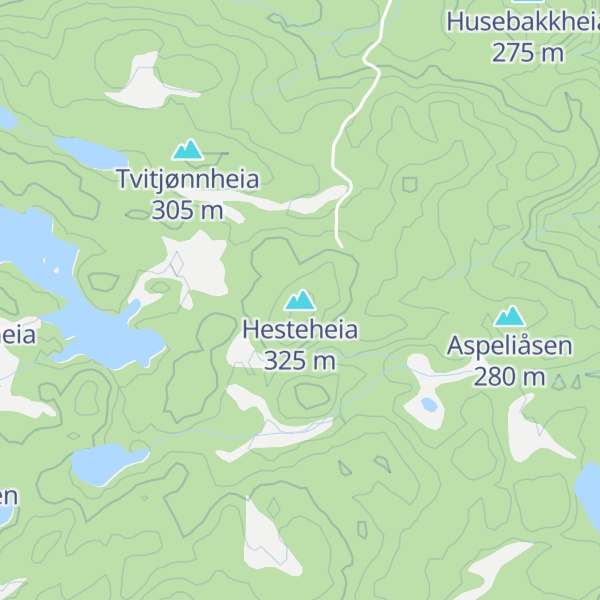 Map of Hesteheia