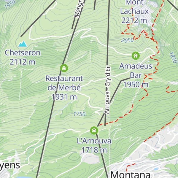 Map of Alpage de Corbire