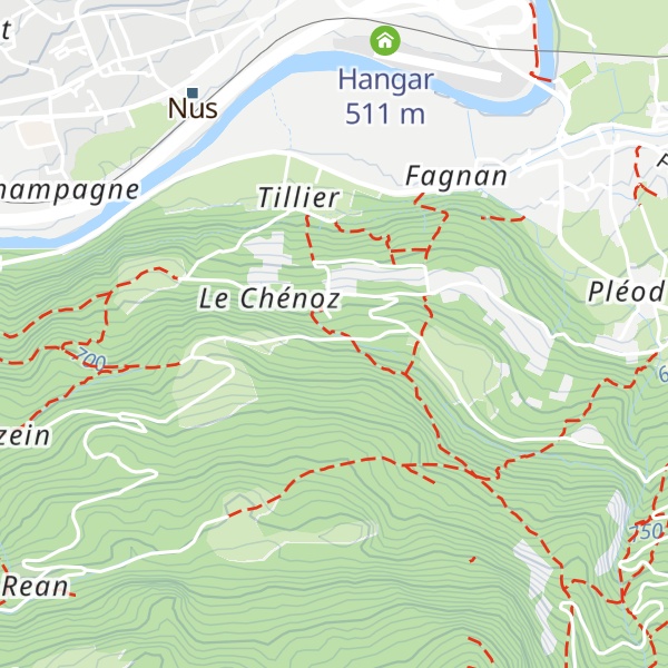 Map of Vasca accumulo acqua per irrigazione.