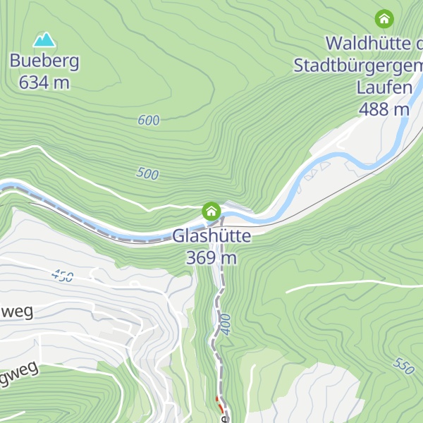 Map of Glashütte