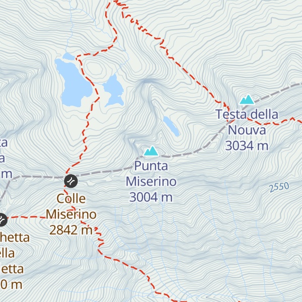 Map of Punta Miserino