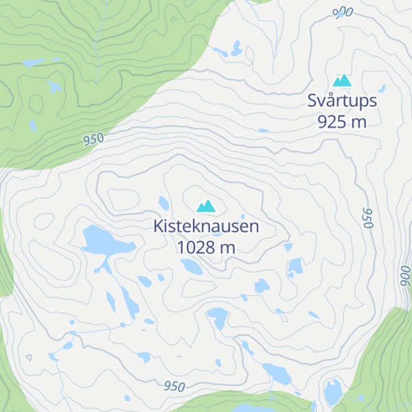 Map of Kisteknausen