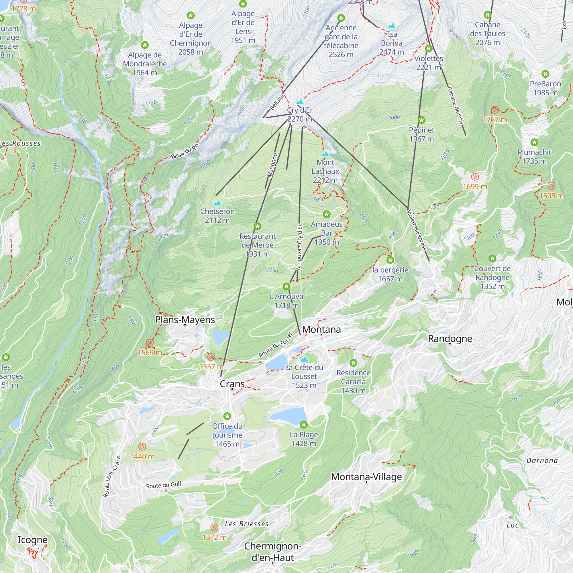 L'Arnouva map