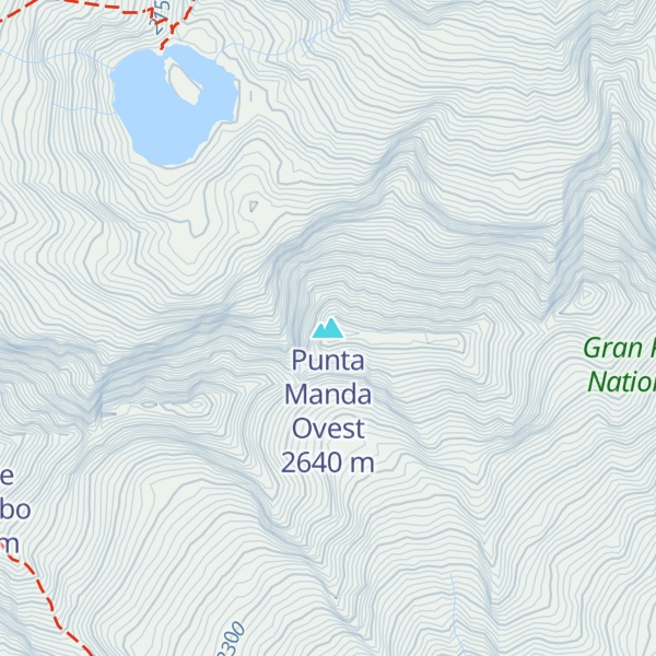 Map of Punta Manda Ovest