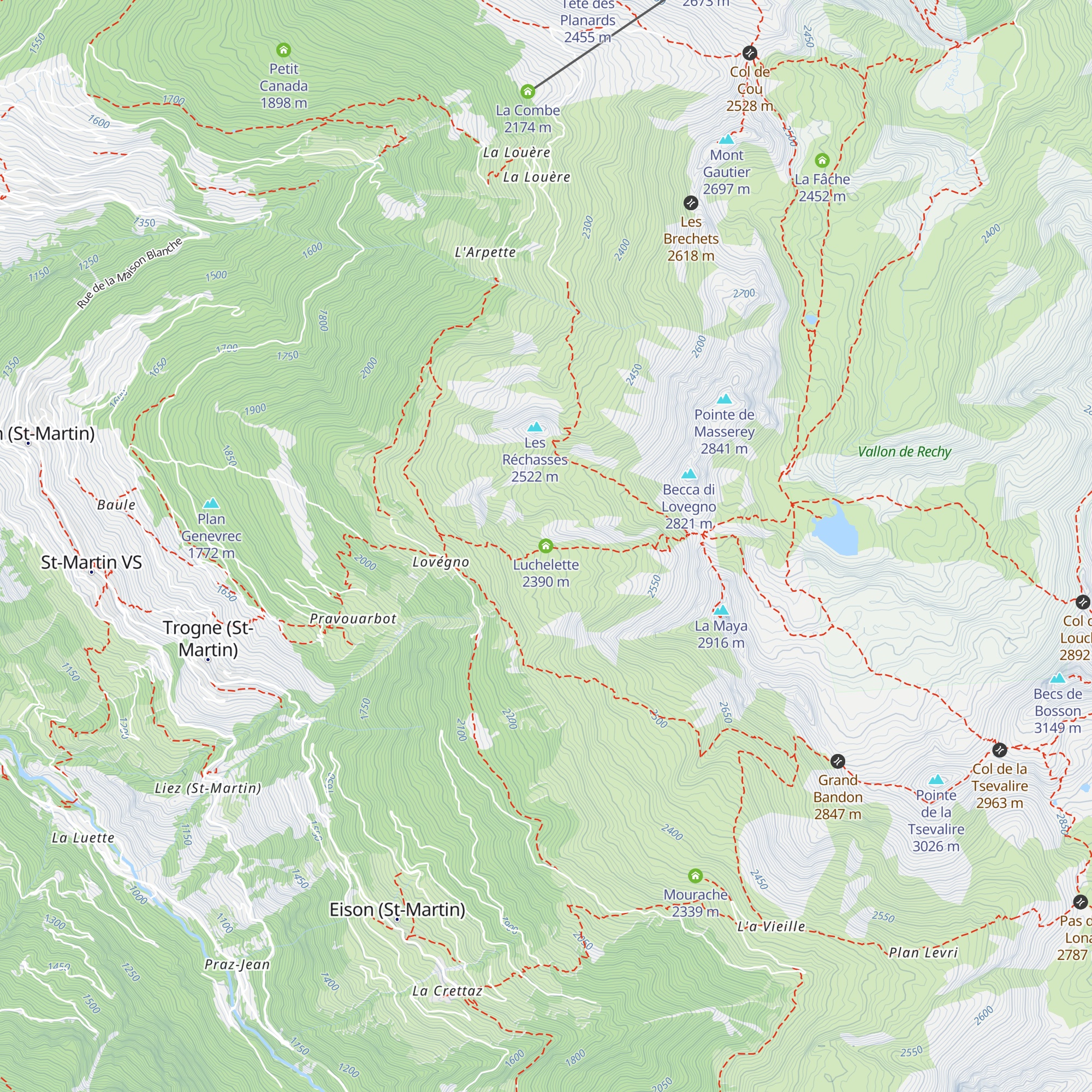 Luchelette map