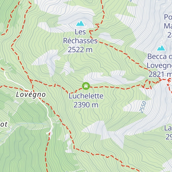 Map of Luchelette