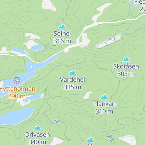 Map of Vardehei
