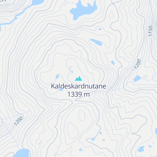 Map of Kaldeskardnutane