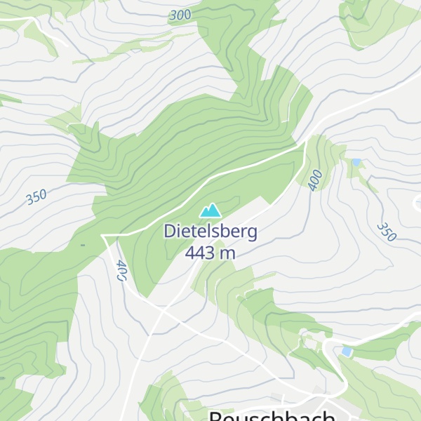 Map of Dietelsberg