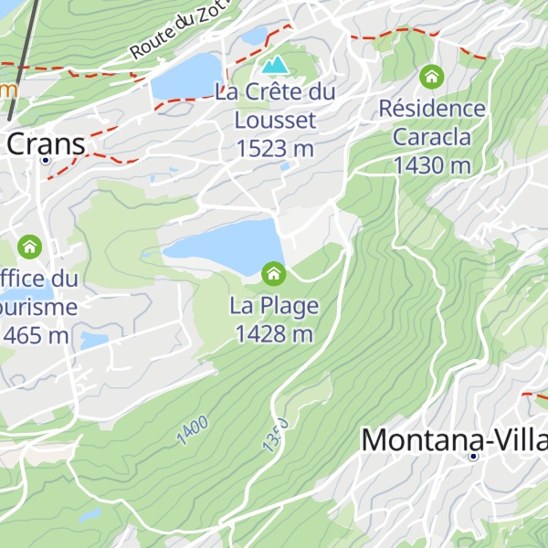 Map of La Plage